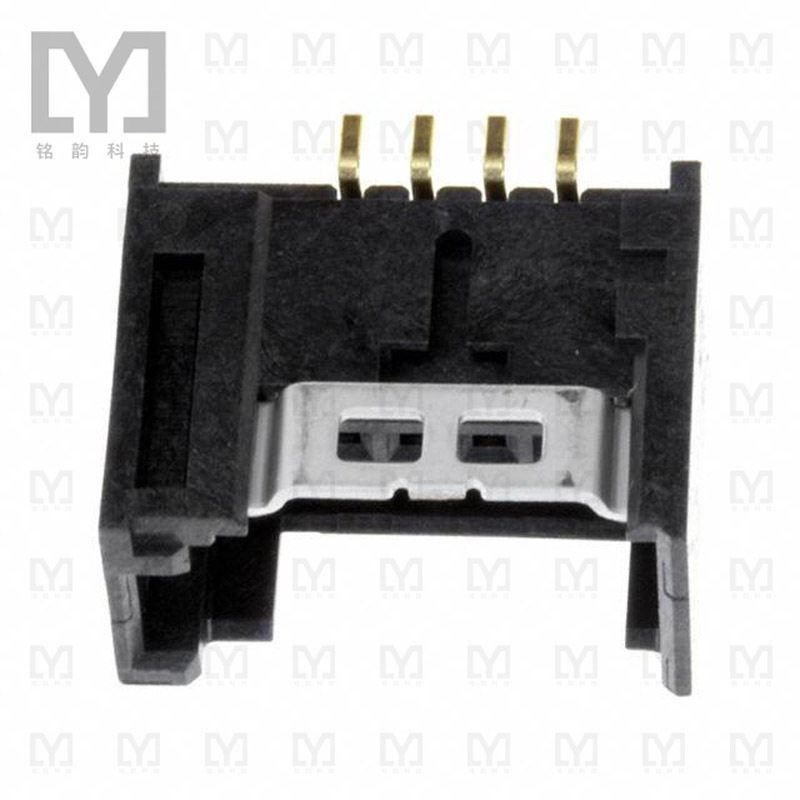 37204-12E0-004 PL【CONN RCPT 4P 0.079 GOLD SMD R/A】