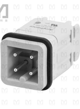 C146 10A003 002 4【INSERT MALE 3POS+1GND SCREW】