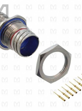 2102352-5【CONN RCPT MALE 8POS GOLD CRIMP】