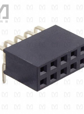 613010243121【CONN HDR 10POS 0.1 GOLD PCB R/A】