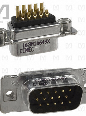 163A16649X【CONN D-SUB HD PLUG 15POS】