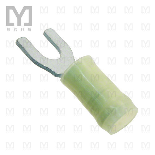 32589【CONN SPADE TERM 10-12AWG #10 YEL】