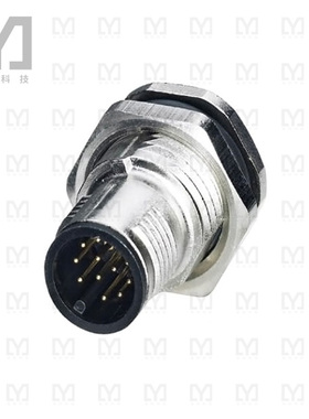 1559932【CONN PLUG MALE 12POS GOLD SOLDER】