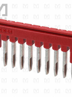 3213056【JUMPER TERM BLK 10POS FLAT PIN】