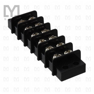 1546306-6【CONN BARRIER STRIP 6CIRC 0.374'】