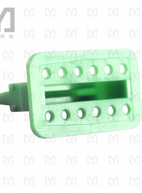 AW12S【CONN PLUG WEDGE 12POS GREEN】