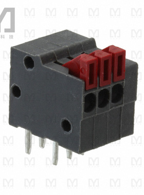 32.4403【PUSHIN PCB TERM 3P 2.54MM 6A GRY】