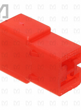 180923-1【CONN RCPT HOUSING 0.25 2POS RED】