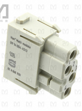 09140044513【MODULE FEMALE 4POS CRIMP/SOLDER】