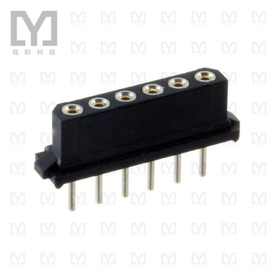M80-8400642【CONN RCPT 6POS 0.079 GOLD PCB】