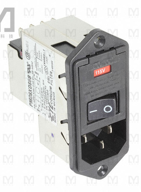 4-6609940-0【PWR ENT MOD RCPT IEC320-C14 PNL】