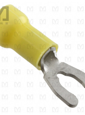 52963-5【CONN SPADE TERM 10-12AWG #10 YEL】