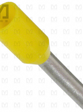 1182010【CONN FERRULE W TYPE 18AWG YELLOW】
