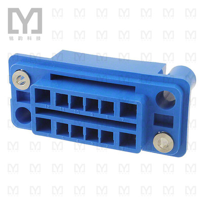 5172069-1【CONN RCPT HSG DRAWER 12POS BLUE】