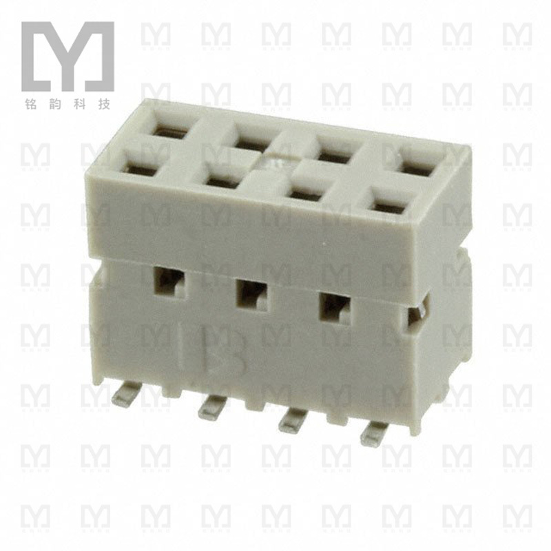 89898-304ALF【CONN RCPT 8POS 0.1 GOLD SMD】