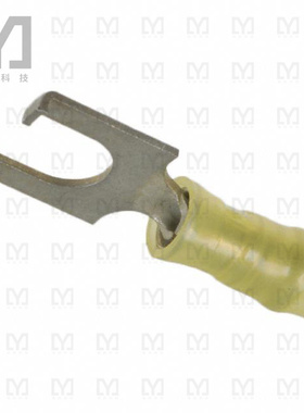 51874-1【CONN SPADE TERM 22-26AWG #6 YEL】