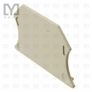 1050000000【CONN TERM BLK END PLATE RAIL BG】