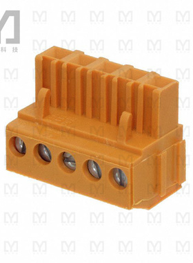 1356360000【TERM BLOCK PLUG 5POS STR 5.08MM】