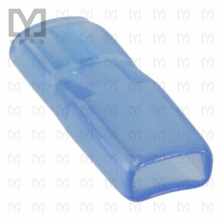 RCPT SLEEVE 0.187 174737 BLUE CONN 1POS