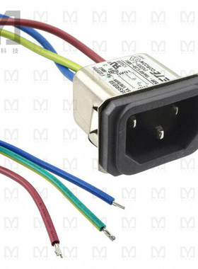 3-6609987-6【PWR ENT RCPT IEC320-C14 PNL WIRE】