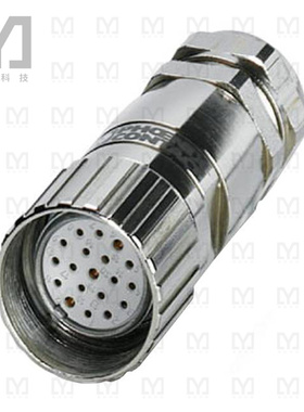 1000042【CONN RCPT FMALE 19POS GOLD SLDR】