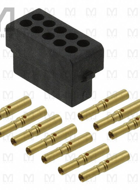 M80-8441045【CONN RCPT 10POS CRIMP 24-28AWG】