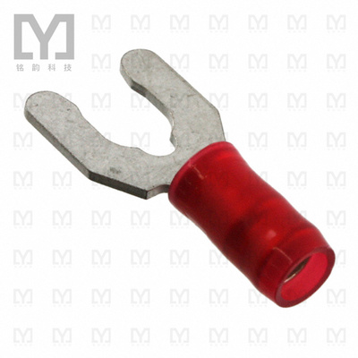 8-52931-1【CONN SPADE TERM 16-22AWG #10 RED】