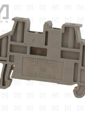 3022276【CONN TERM BLK END BRCKT RAIL GRY】