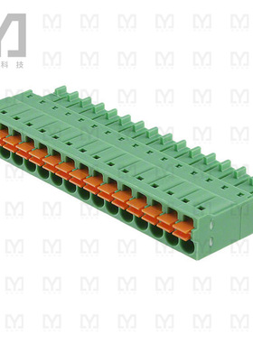 1748118【TERM BLOCK PLUG 16POS STR 3.81MM】