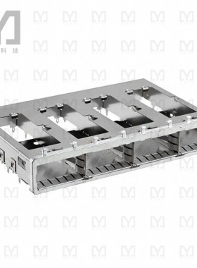 2007668-1【CONN QSFP+ CAGE 1X4 PRESSFIT R/A】