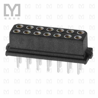 M80-8501442【CONN RCPT 14POS 0.079 GOLD PCB】