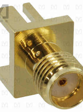 132409-10【CONN SMA RCPT STR 50OHM EDGE MNT】