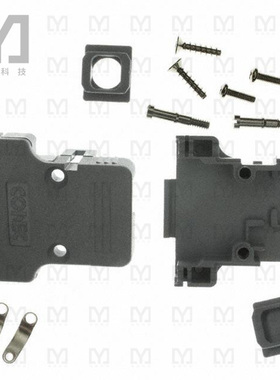 165X11879XE【CONN BACKSHELL 15P 90/180DEG GRY】