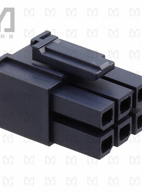 1700010106【MEGA-FIT RECEP HSG 6 CKT GLOW-WI】