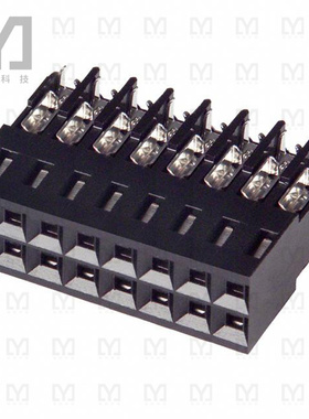 102448-6【CONN RCPT 16P IDC 20-22AWG GOLD】