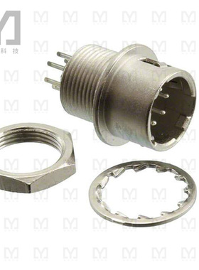 HR10G-7R-6PB(73)【CONN RCPT MALE 6POS SILVER SLDR】