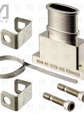 MDM-BT-31TE-SJS【CONN BACKSHELL 31POS 180DEG SHLD】