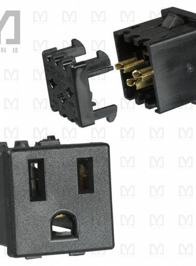 4300.0703【PWR ENT RCP NEMA5-15 PNL IDC QC】