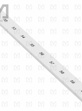 1053014:0051【ZACK STRIP 10-SECTION WHITE】