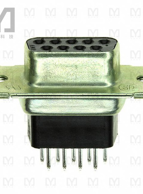 205734-7【CONN D-SUB RCPT 9POS VERT SOLDER】