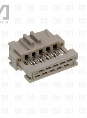 1-215919-0【CONN RCPT 10POS IDC GOLD】