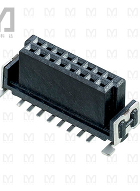M55-6001642R【CONN RCPT 16POS 0.05 GOLD SMD】
