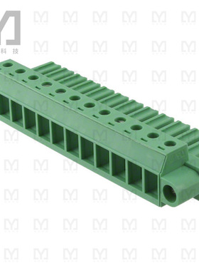 1827583【TERM BLOCK PLUG 12POS STR 7.62MM】