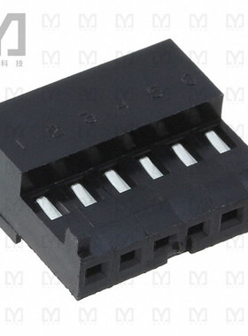 3-644083-6【CONN RCPT 6POS IDC 22AWG TIN】