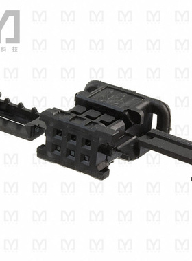 0987861011【MOX RCPT HSG 0.635 CEM BLK 6CKT】