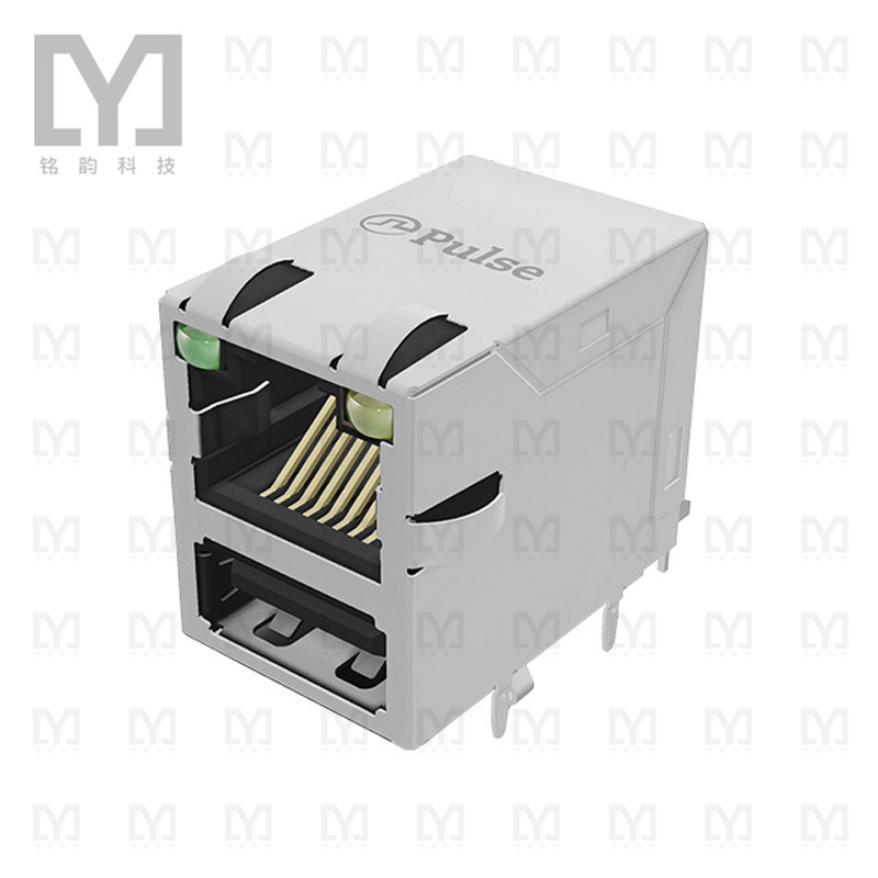 JXD4-1002NL【CONN RJ45 100D/USB2.0 GO-YTY】