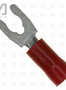 52949-1【CONN SPADE TERM 16-22AWG #6 RED】