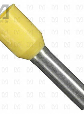 1181208【CONN FERRULE DIN 14AWG YELLOW】