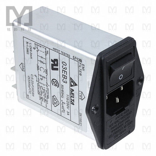 03EB3【PWR ENT MOD RCPT IEC320-C14 PNL】