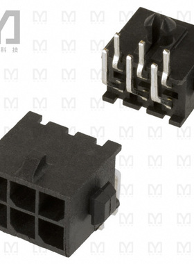 3-794618-6【CONN HEADER R/A 6POS 3MM】